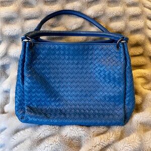 SOLD Bottega Veneta Blue Parachute Bag